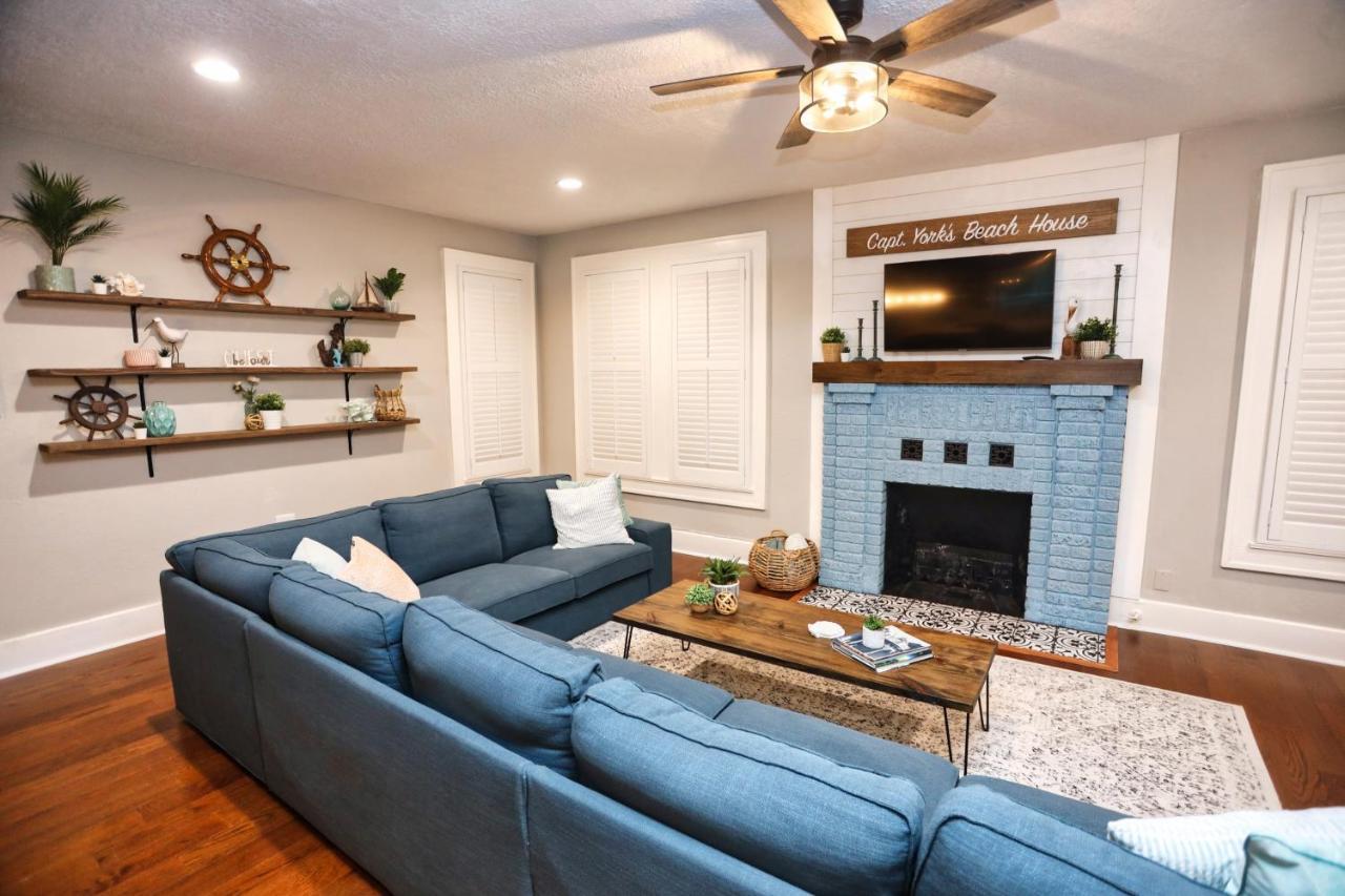 Historic Home Family Friendly Close To Seawall Galveston Exterior foto